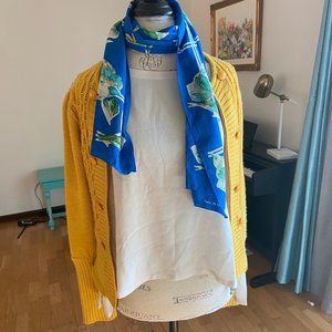 NWT Eileen Fisher Silk Georgette blouse, M